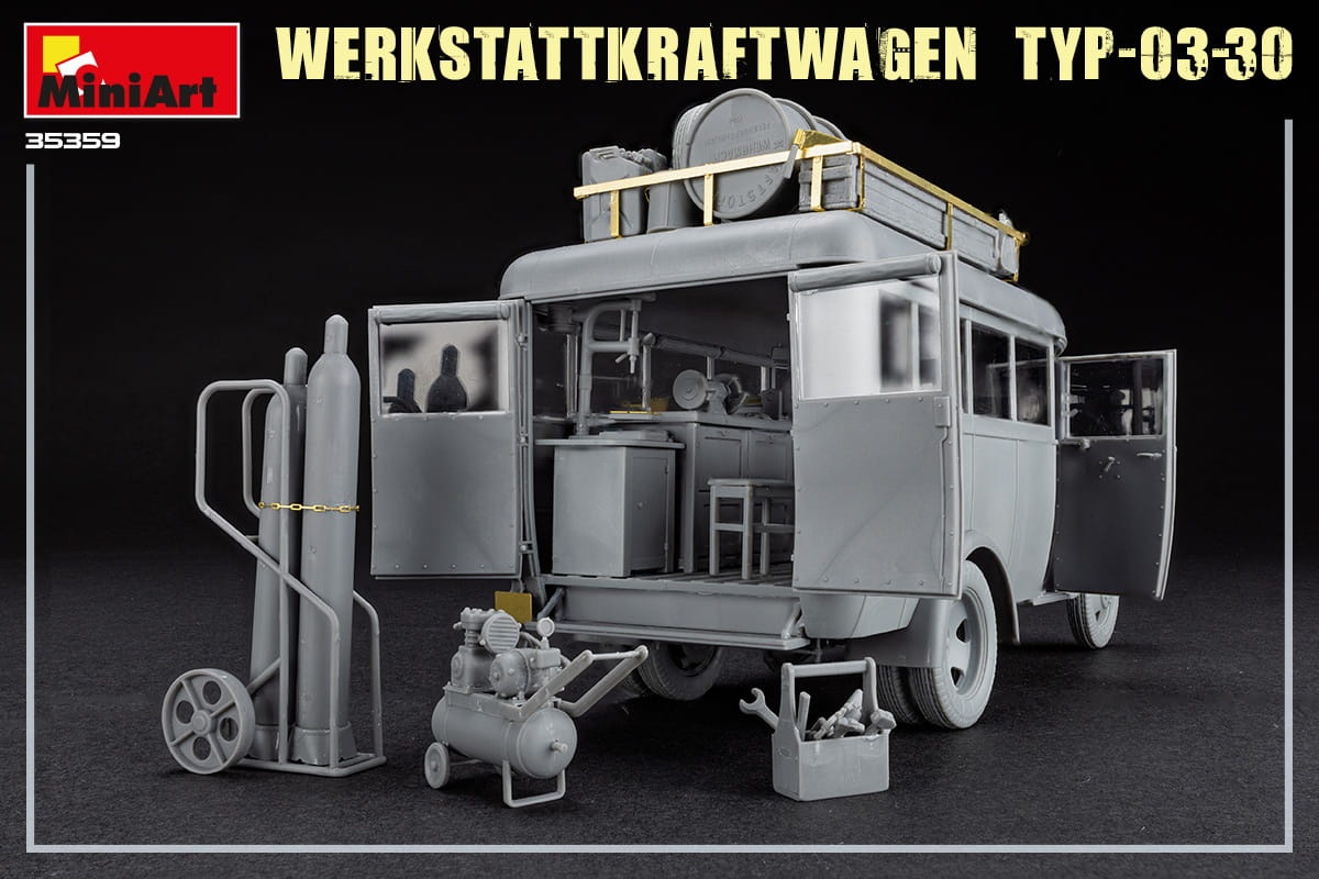 Zdjęcie dodatkowe produktu Werkstattkraftwagen Typ-03-30 1:35 MiniArt 35359