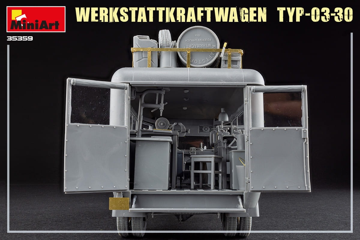 Zdjęcie dodatkowe produktu Werkstattkraftwagen Typ-03-30 1:35 MiniArt 35359