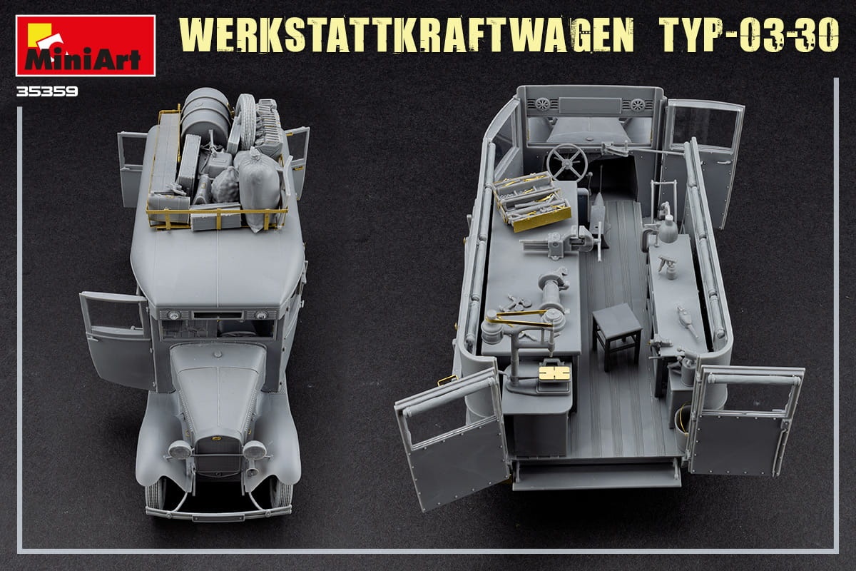 Zdjęcie dodatkowe produktu Werkstattkraftwagen Typ-03-30 1:35 MiniArt 35359