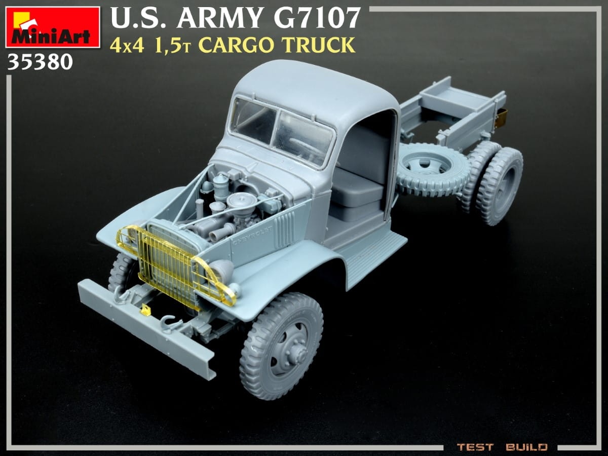 Zdjęcie dodatkowe produktu US Army G7107 4x4 1,5t Cargo Truck 1:35 MiniArt 35380