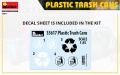 Zdjęcie dodatkowe produktu Plastic Trash Cans 1:35 MiniArt 35617