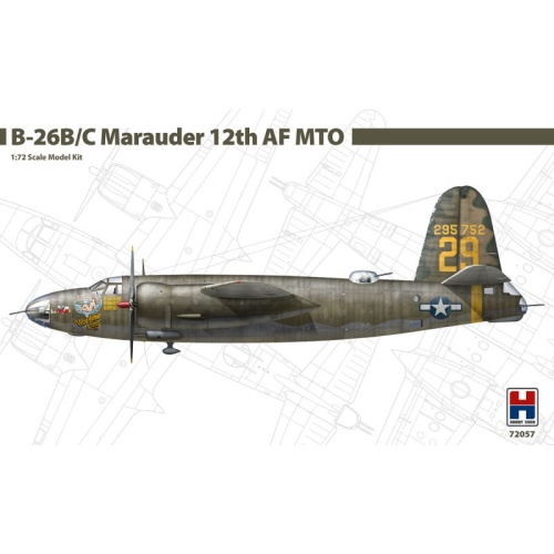 B-26 B/C Marauder 12th AF MTO 1:72 Hobby 2000 72057