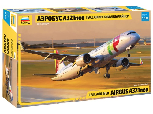 Airbus A-321neo 1:144 Zvezda 7043