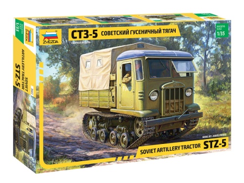 STZ-5 radziecki ciągnik gąsienicowy 1:35 Zvezda 3663