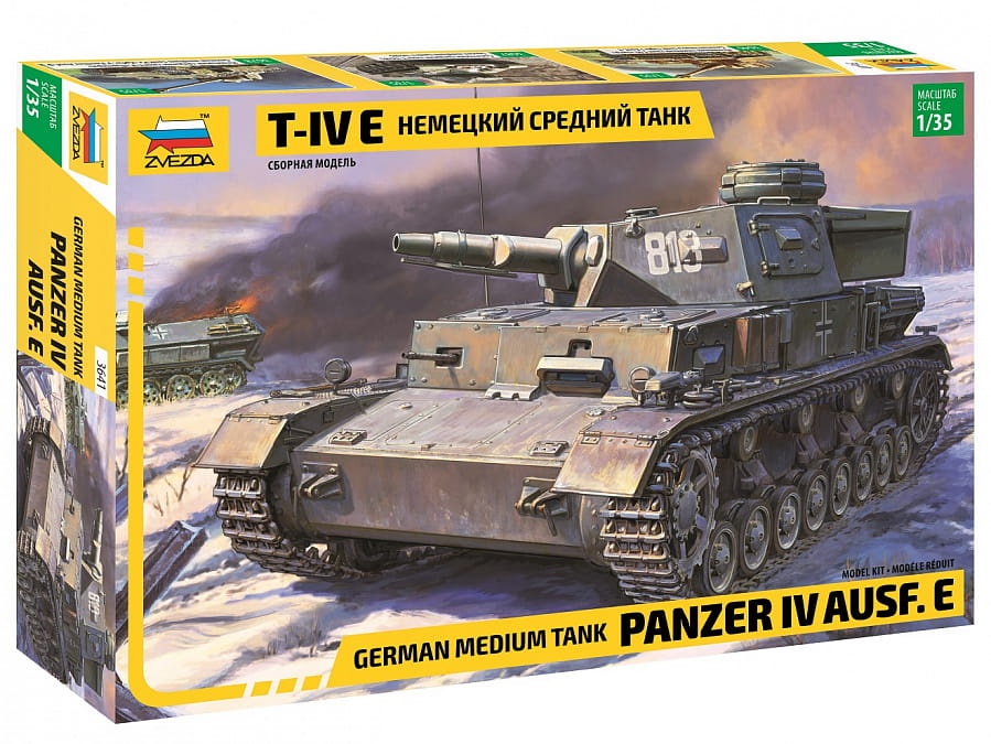 Zdjęcie główne produktu Pz.Kpfw. IV Ausf. E 1:35 Zvezda 3641
