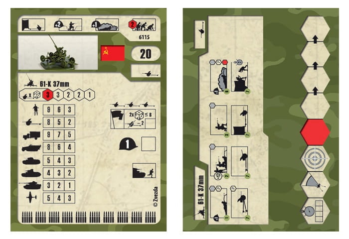 Zdjęcie dodatkowe produktu Radzieckie 37-mm działo 61-k z załogą 1:72 Zvezda 6115