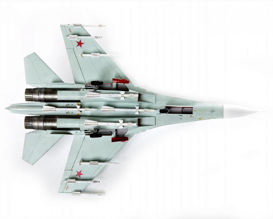 Zdjęcie dodatkowe produktu Su-27SM Flanker B Mod 1 myśliwiec przewagi powietrznej 1:72 Zvezda 7295