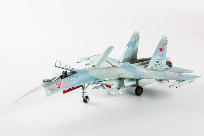 Zdjęcie dodatkowe produktu Su-27SM Flanker B Mod 1 myśliwiec przewagi powietrznej 1:72 Zvezda 7295