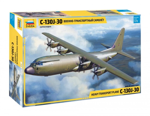 C-130J-30 amerykański samolot transportowy 1:72 Zvezda 7324