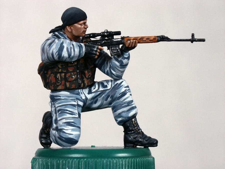 Zdjęcie dodatkowe produktu Spetsnaz rosyjskie siły specjalne (zestaw nr 1) 1:35 Zvezda 3561