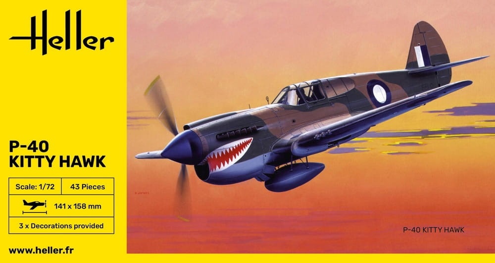 Zdjęcie dodatkowe produktu P-40 Kitty Hawk 1:72 Heller 80266