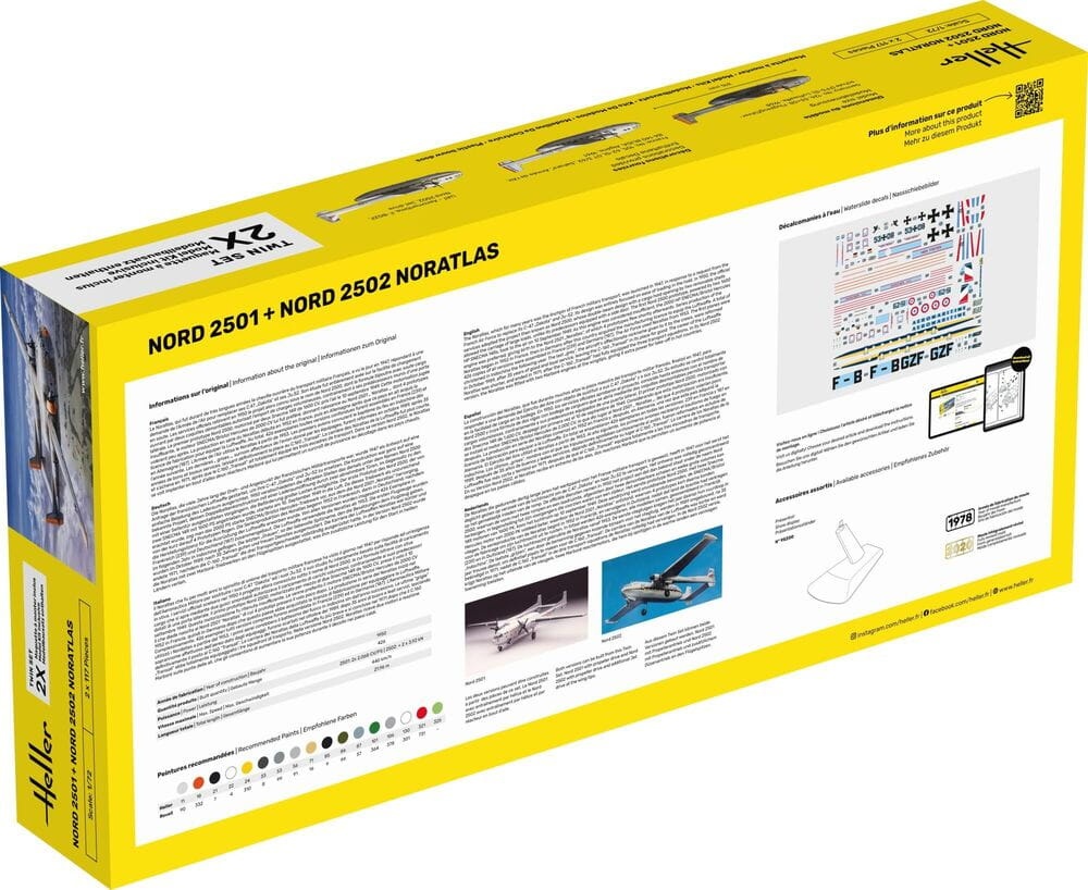Zdjęcie dodatkowe produktu Nord2501 + Nord 2502 NORATLAS (Twin Set) 1:72 Heller 85374