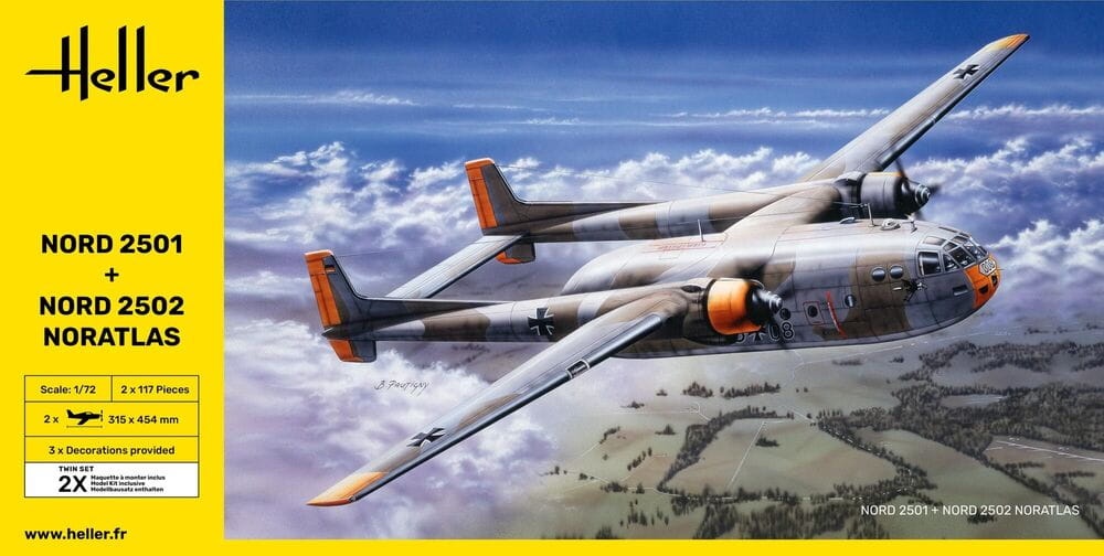 Zdjęcie dodatkowe produktu Nord2501 + Nord 2502 NORATLAS (Twin Set) 1:72 Heller 85374