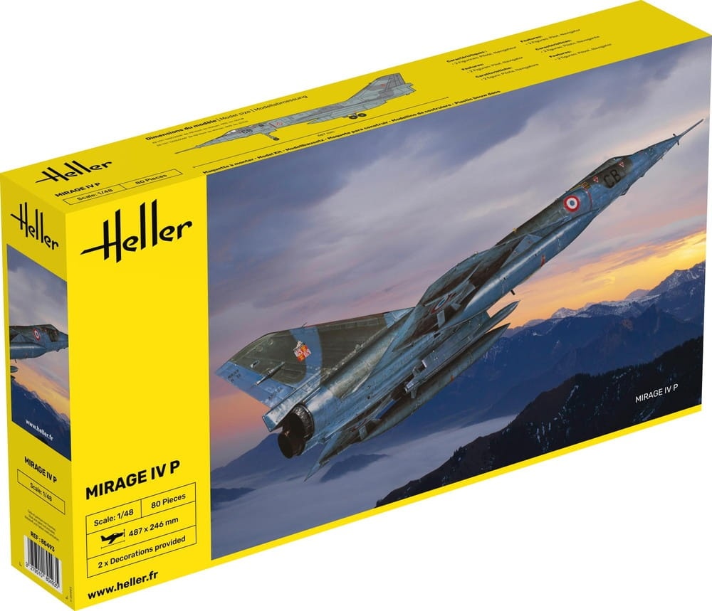 Zdjęcie główne produktu Mirage IV P 1:48 Heller 80493