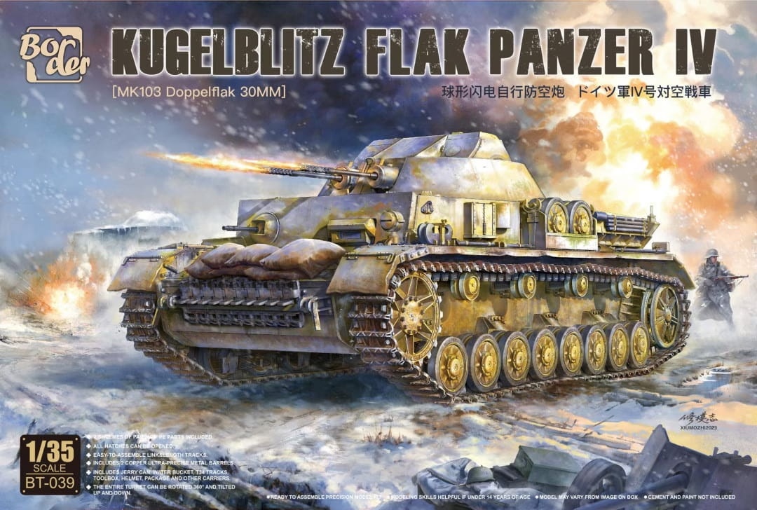 Zdjęcie główne produktu Kugelblitz Flak Panzer IV 1:35 Border Model BT039