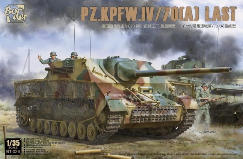 Zdjęcie główne produktu Pz.Kpfw. IV/70 (A) Final Version 1:35 Border Model BT026