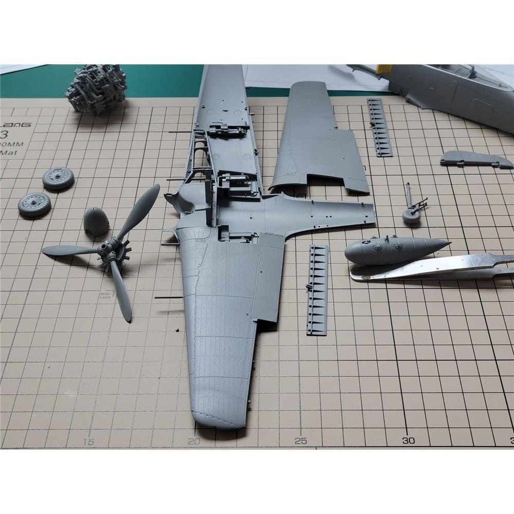 Zdjęcie dodatkowe produktu Focke-Wulf Fw190A-6 w/WGr.21 And Full Engine And Weapon Interior 1:35 Border Model BF003