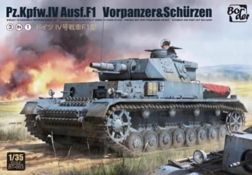 Pz.Kpfw. IV Ausf. F1 1:35 Border Model BT003