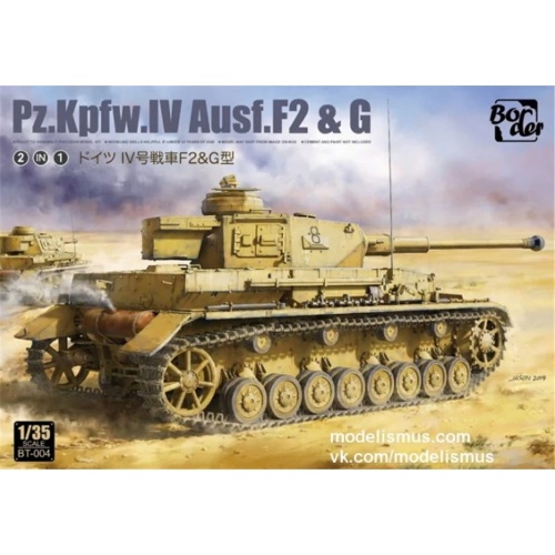 Pz.Kpfw. IV Ausf. F2 and G 1:35 Border Model BT004
