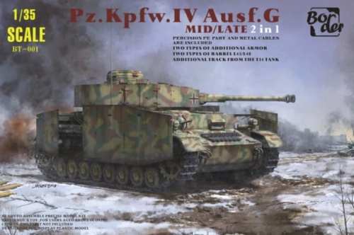 Pz.Kpfw.IV Ausf.G Mid/Late 2 in 1 1:35 Border Model BT001