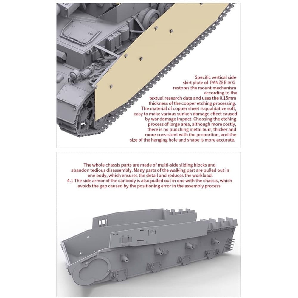 Zdjęcie dodatkowe produktu Pz.Kpfw.IV Ausf.G Mid/Late 2 in 1 1:35 Border Model BT001