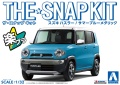 Zdjęcie główne produktu Suzuki Hustler (Summer Blue Metallic) SNAP KIT 1:32 Aoshima 05833