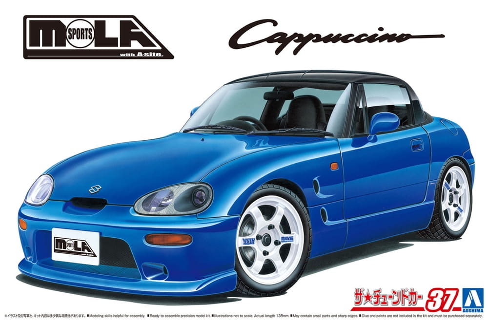 Zdjęcie główne produktu Suzuki Mola Sports EA11R Cappuccino '91 1:24 Aoshima 06234
