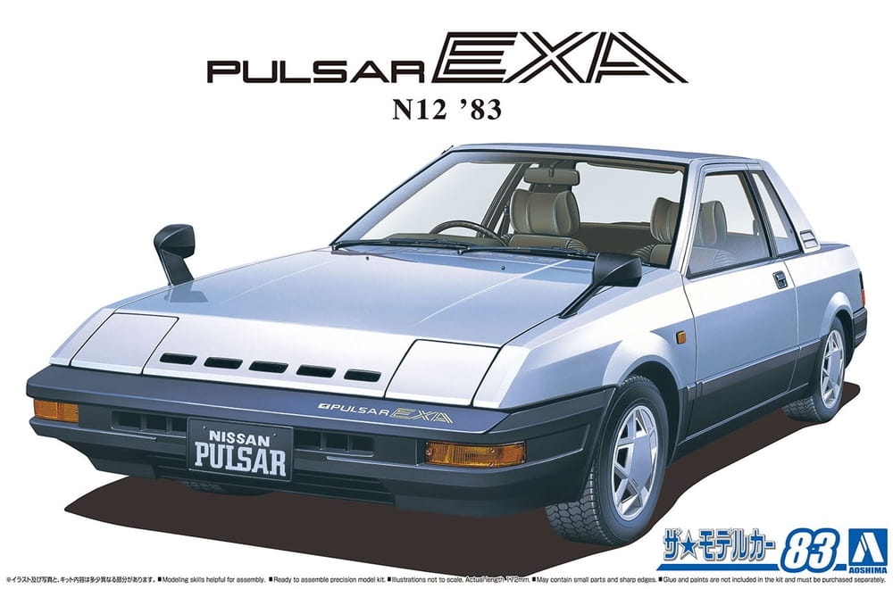 Zdjęcie główne produktu Nissan N12 Pulsar EXA '83 1:24 Aoshima 06272