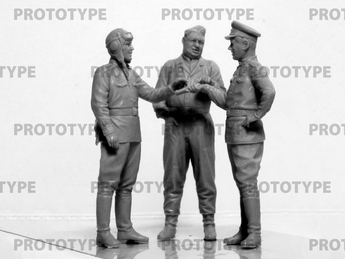 Zdjęcie dodatkowe produktu Pilots of the Soviet Air Force 1943-1945 1:32 ICM 32117
