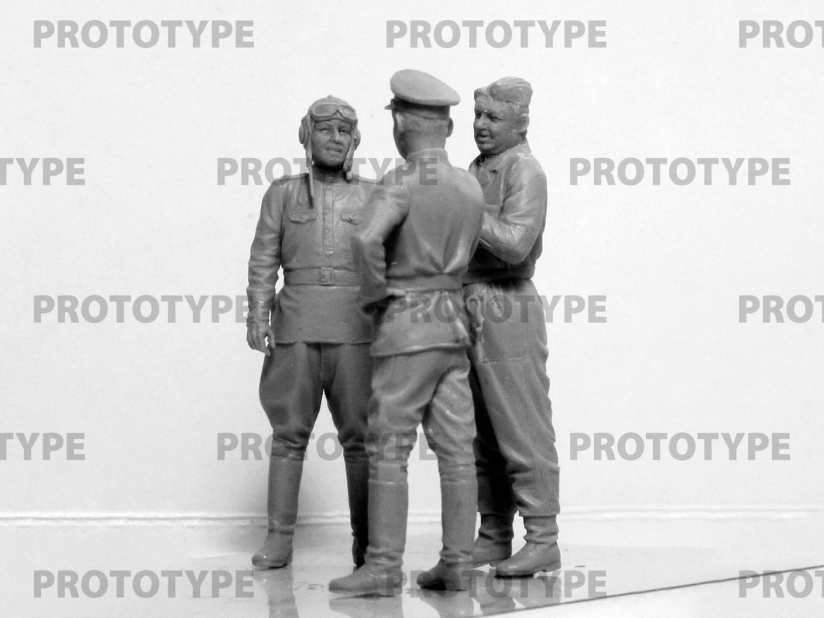 Zdjęcie dodatkowe produktu Pilots of the Soviet Air Force 1943-1945 1:32 ICM 32117