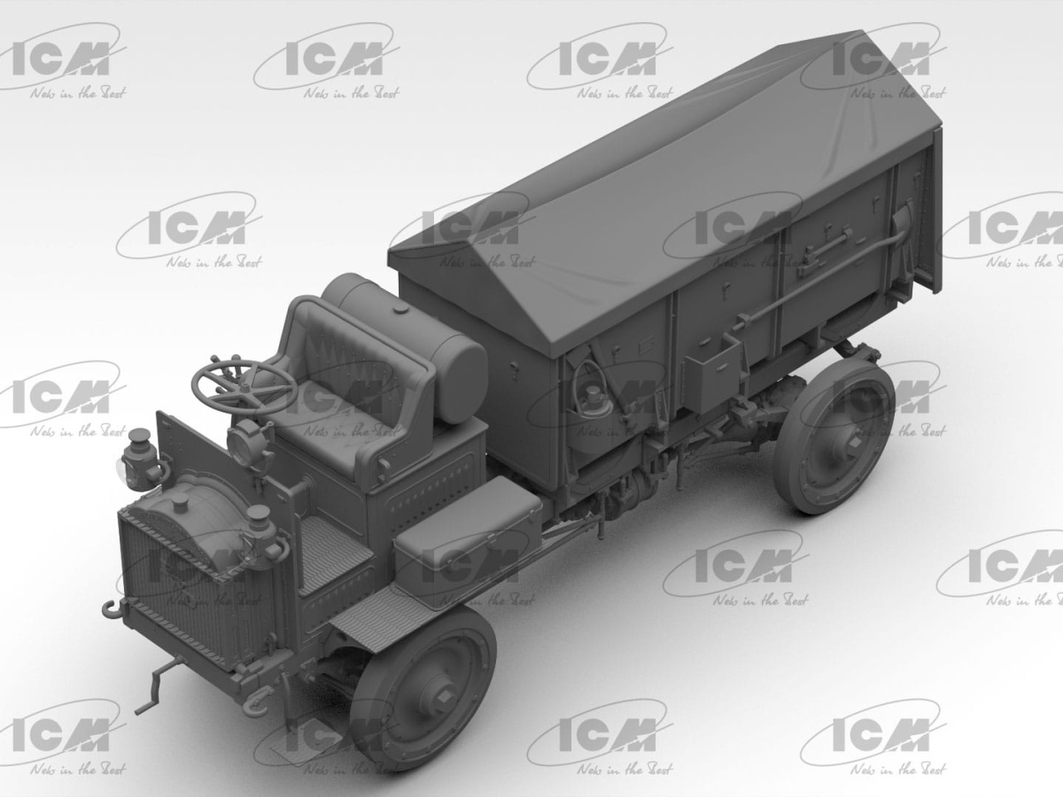 Zdjęcie dodatkowe produktu FWD Type B (WWI US Ammunition Truck) 1:35 ICM 35656