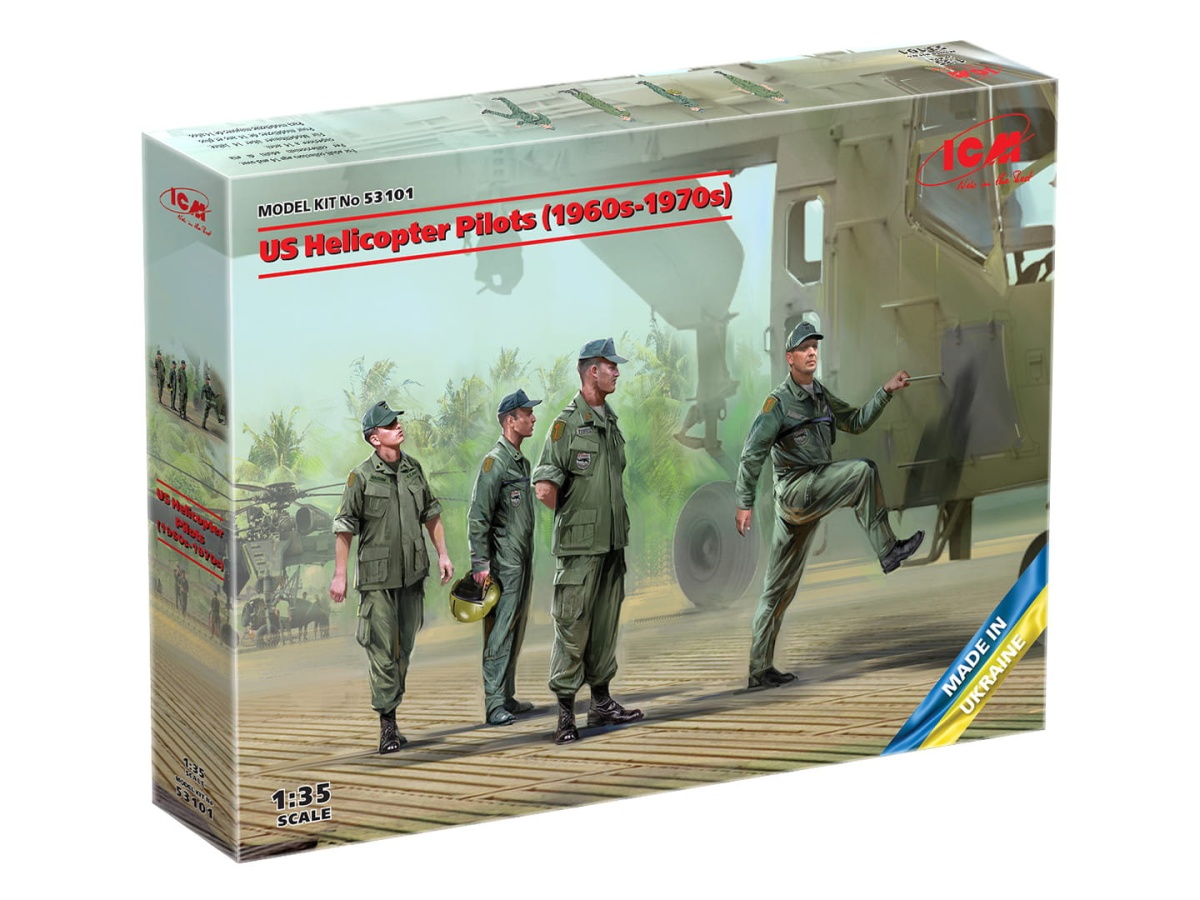 Zdjęcie dodatkowe produktu US Helicopter Pilots 1:35 ICM 53101