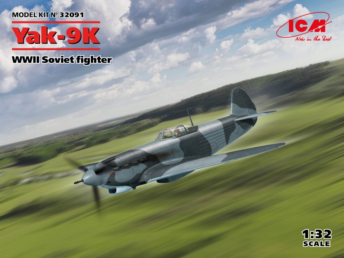 Zdjęcie główne produktu Yak-9K 1:32 ICM 32091