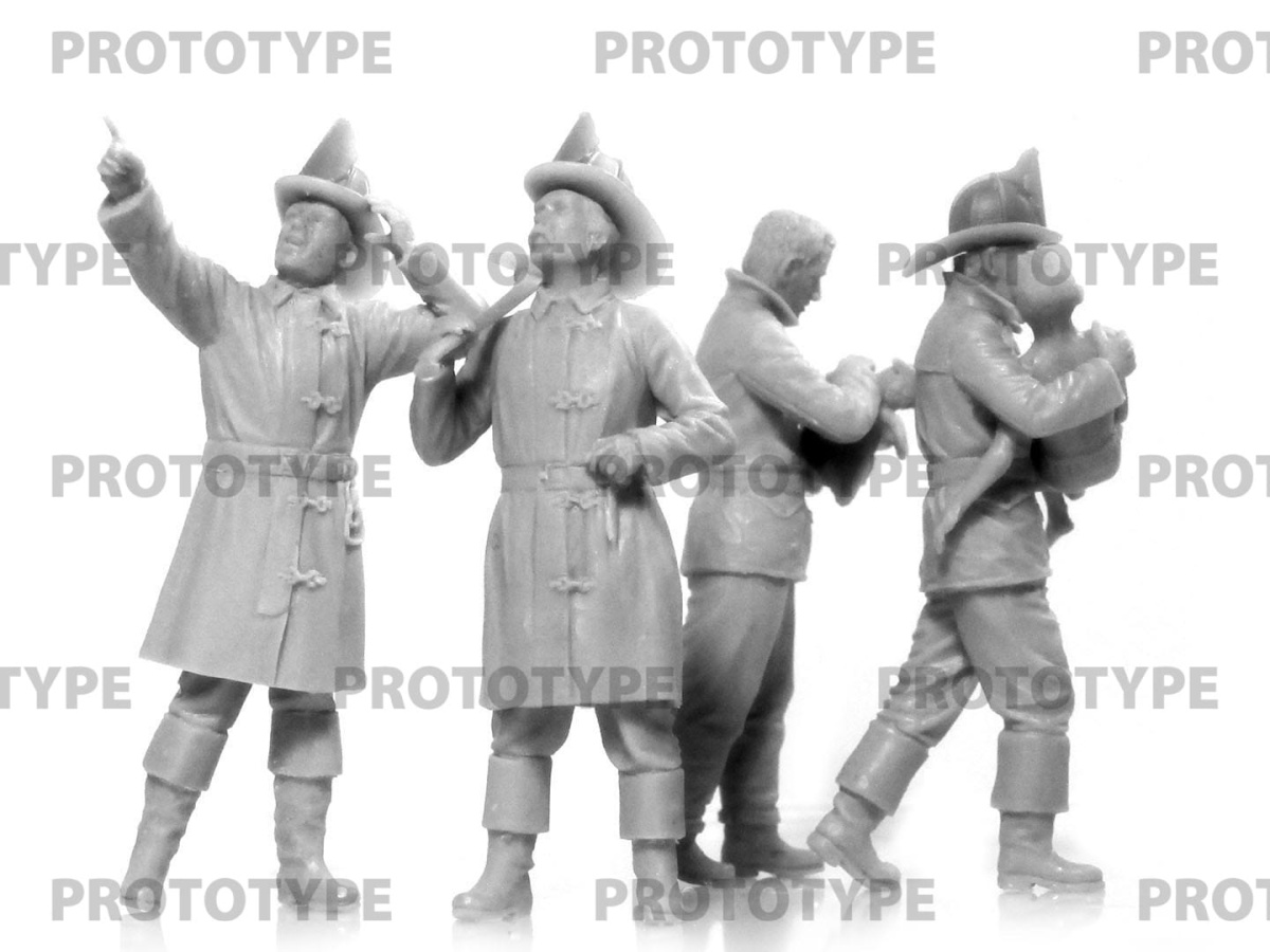 Zdjęcie dodatkowe produktu American Fire Truck Crew (1910s) 1:35 ICM 35622