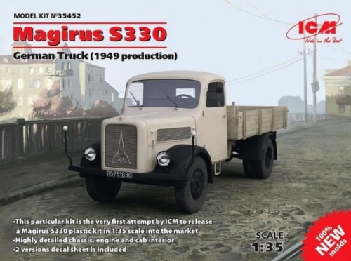 German Truck Magirus S330 (S-3000) (1949 production) 1:35 ICM 35452