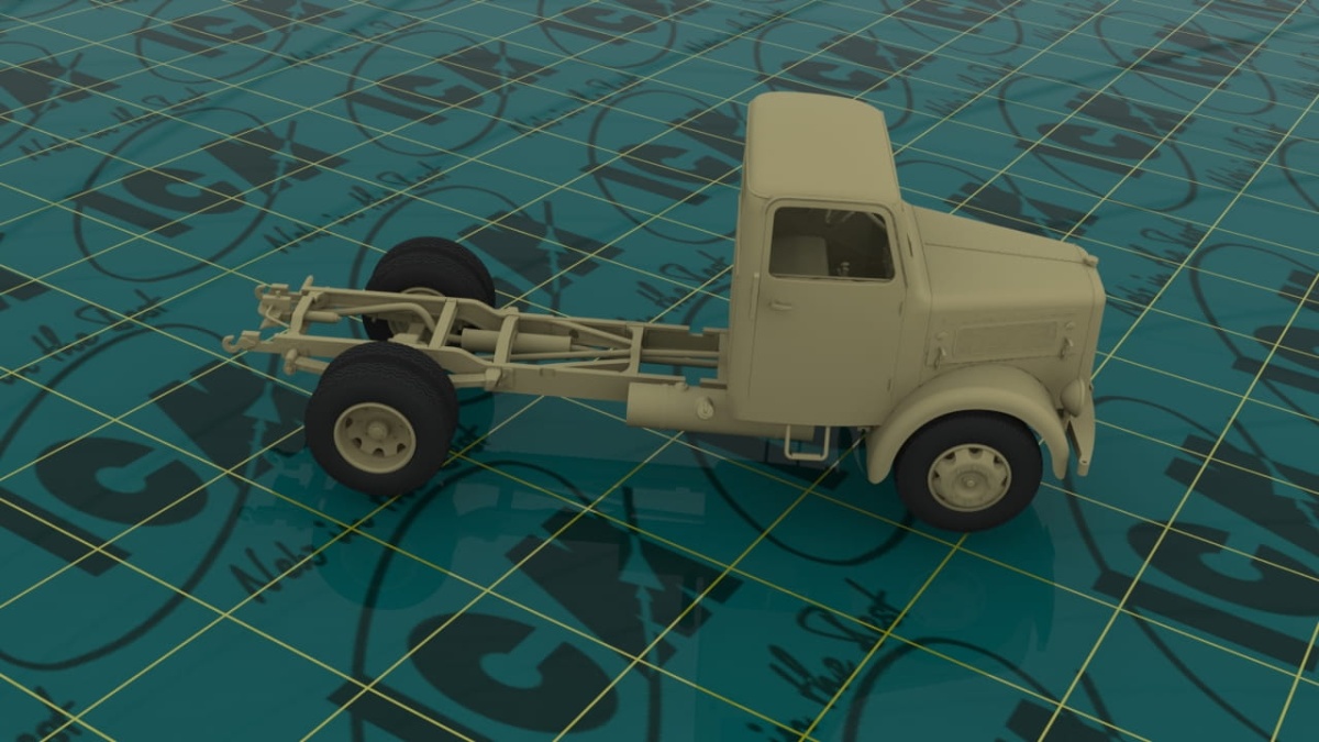 Zdjęcie dodatkowe produktu German Truck Magirus S330 (S-3000) (1949 production) 1:35 ICM 35452