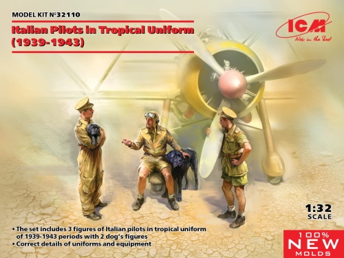 Italian Pilots in Tropical Uniform (1939-1943) 1:32 ICM 32110