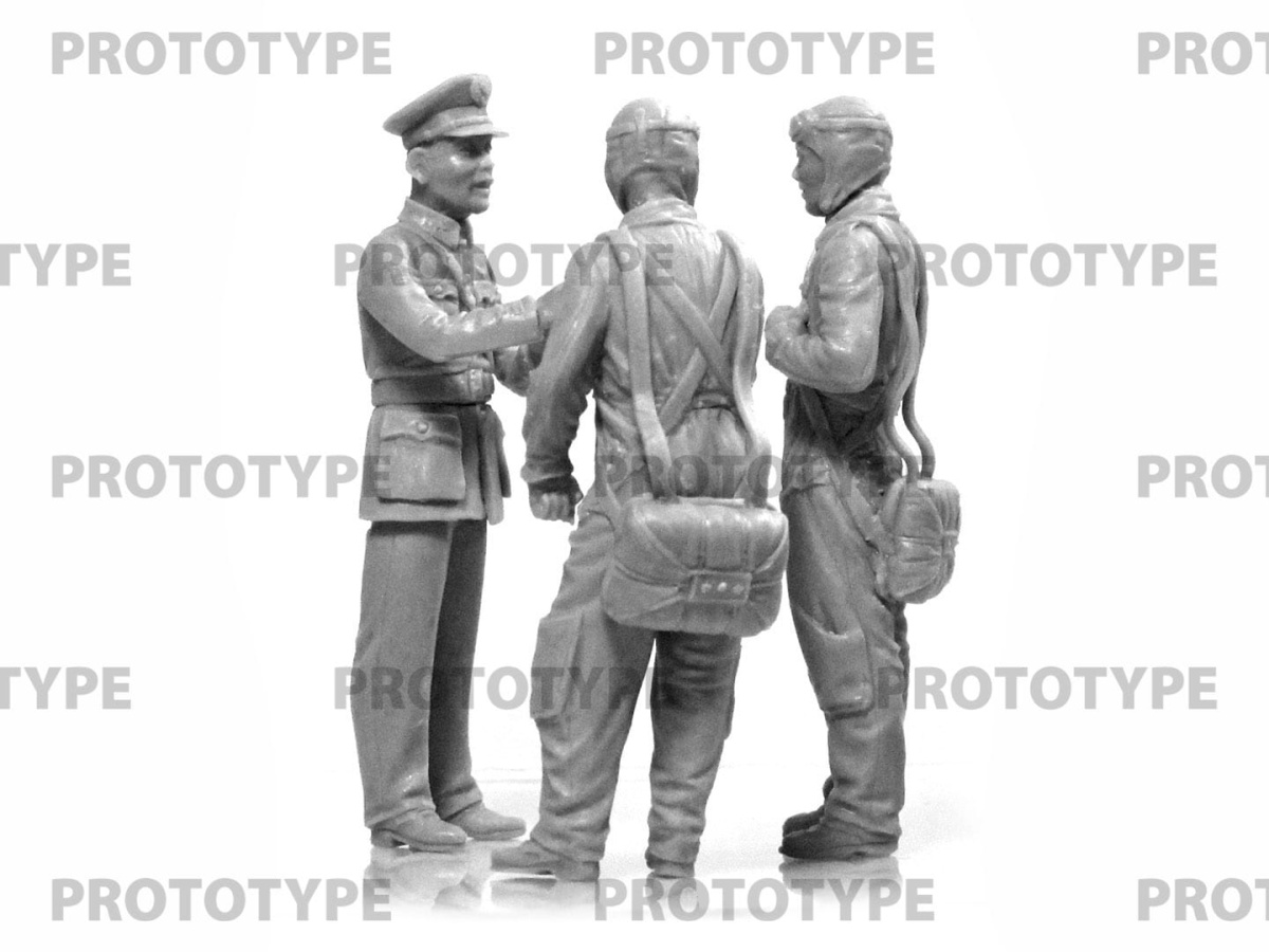 Zdjęcie dodatkowe produktu WWII China Guomindang AF Pilots 1:32 ICM 32115