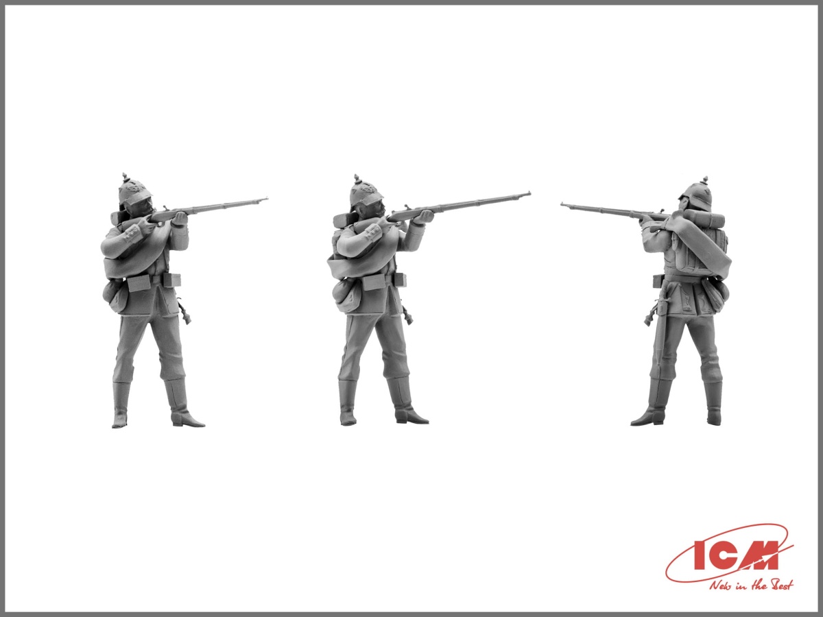 Zdjęcie dodatkowe produktu Prussian Line Infantry (1870-1871) (4 figurki) 1:35 ICM 35012