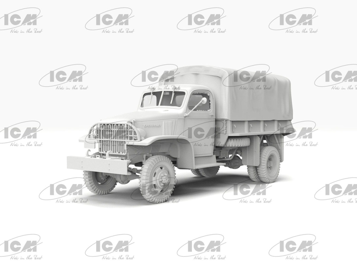 Zdjęcie dodatkowe produktu G7107 US Cargo Truck 1:35 ICM 35598