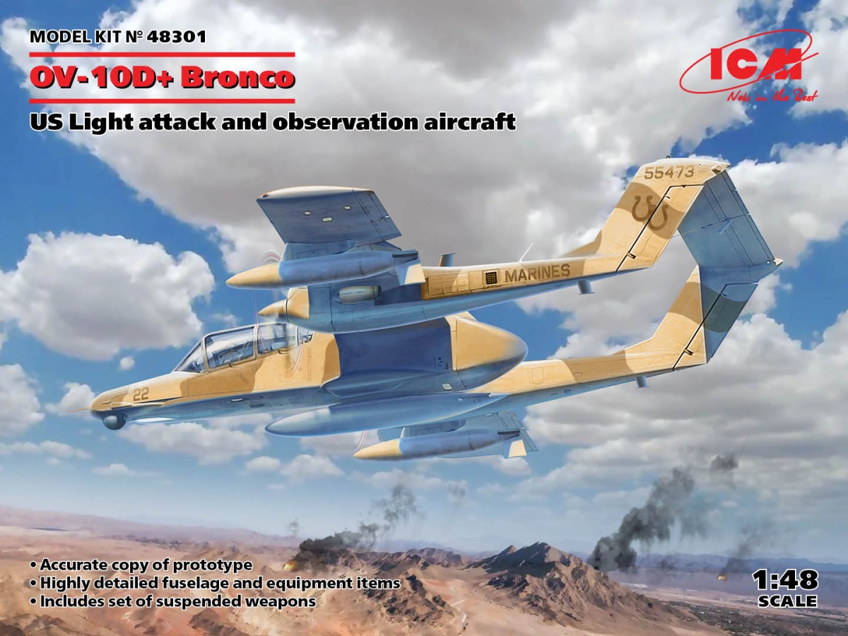 Zdjęcie główne produktu OV-10D Bronco 1:48 ICM 48301