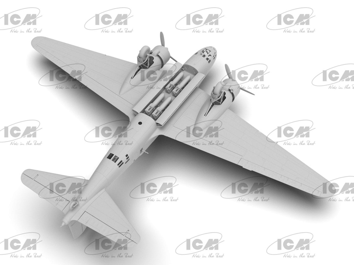 Zdjęcie dodatkowe produktu Ki-21-Ib Sally 1:48 ICM 48195