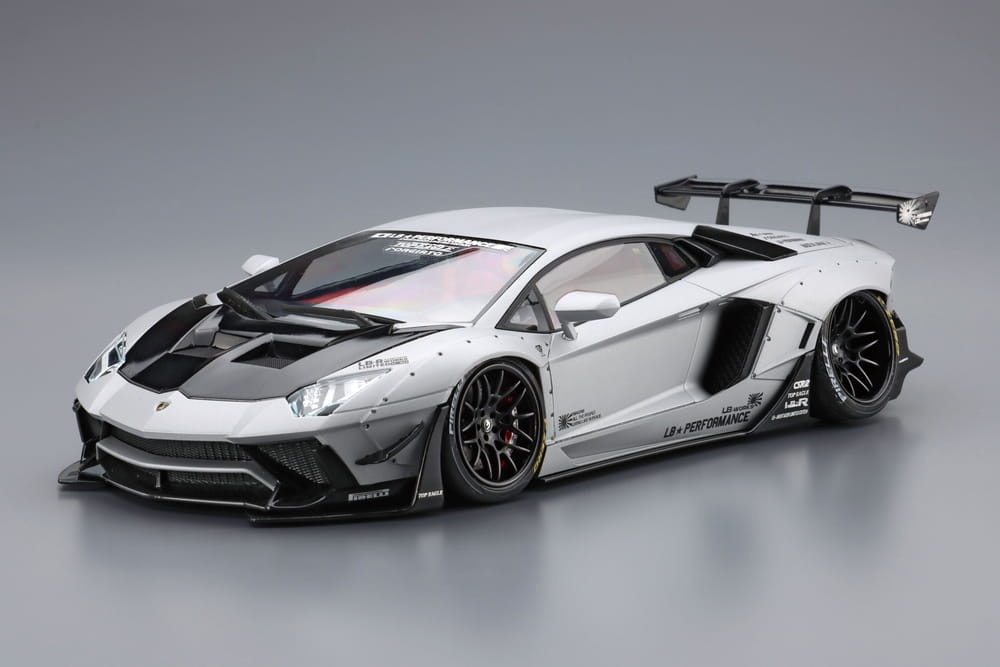 Zdjęcie dodatkowe produktu Lamborghini Aventador LB-WORKS Limited Edition Ver.1 1:24 Aoshima 05993