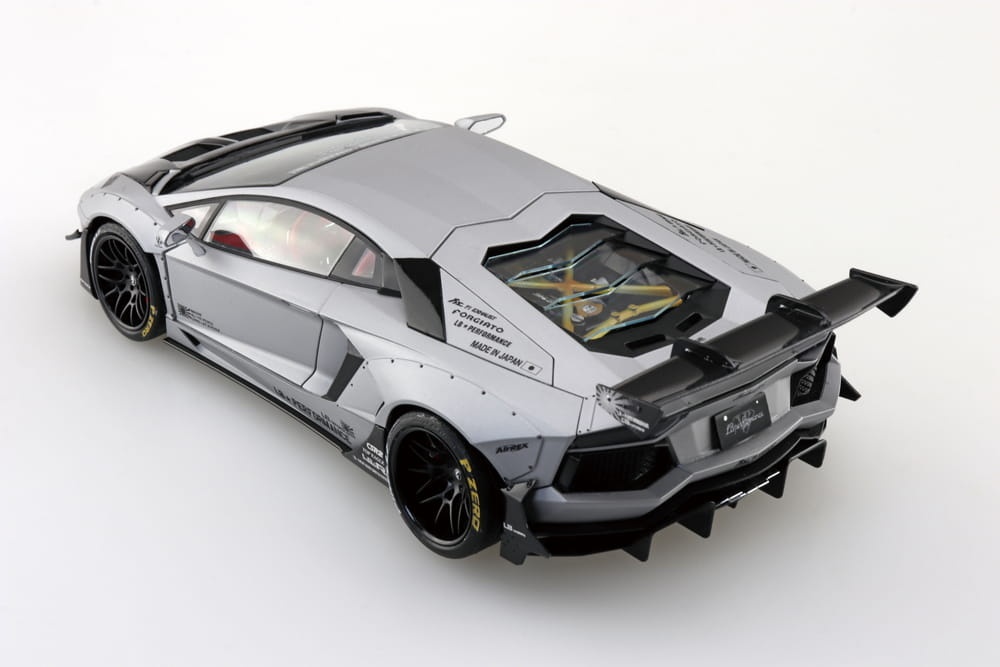 Zdjęcie dodatkowe produktu Lamborghini Aventador LB-WORKS Limited Edition Ver.1 1:24 Aoshima 05993