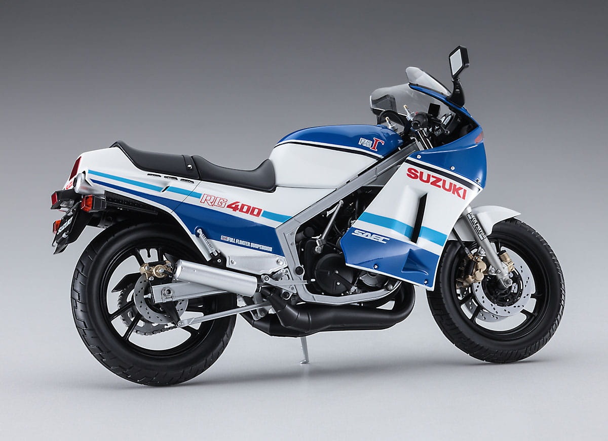 Zdjęcie dodatkowe produktu Suzuki RG400 Gamma Early Version (1985) 1:12 Hasegawa BK9
