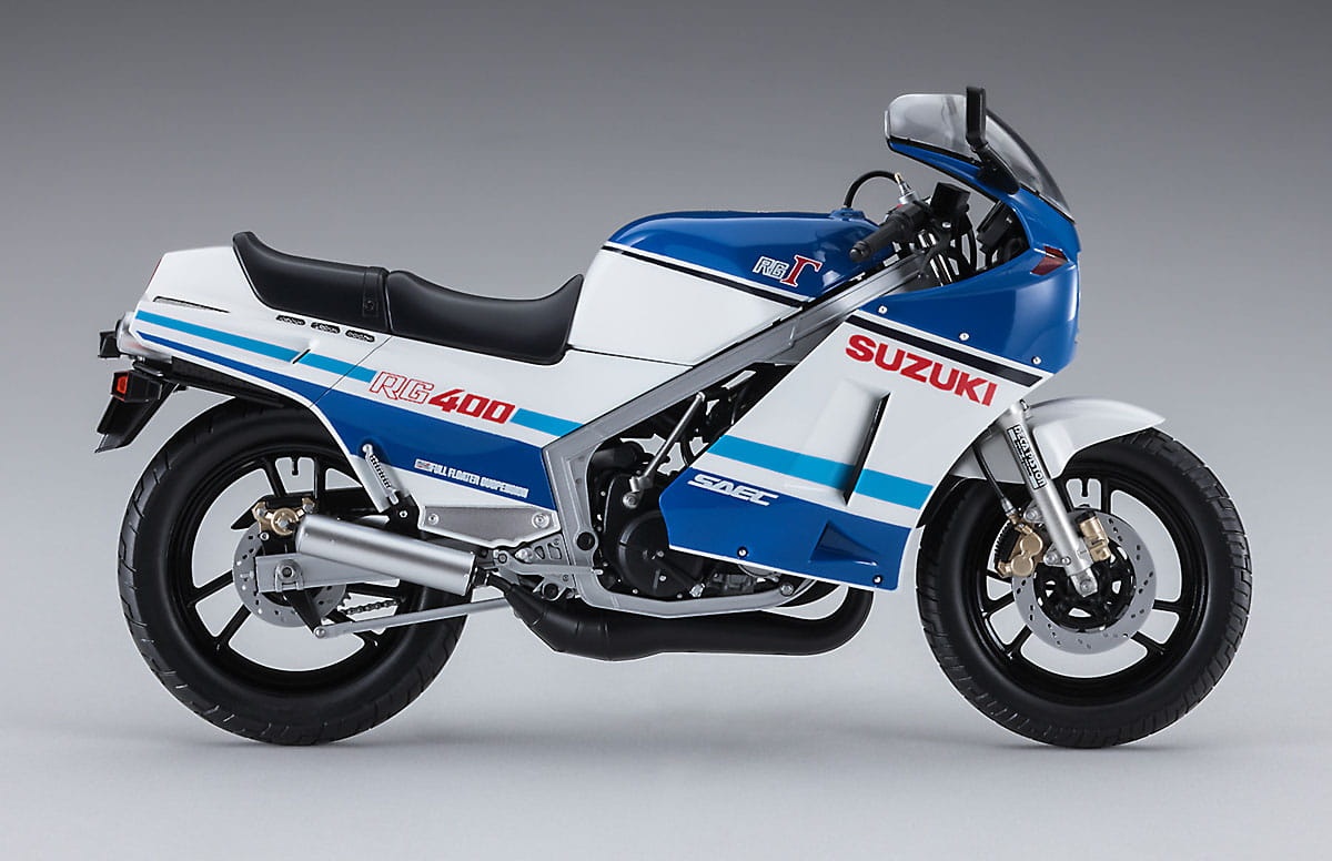 Zdjęcie dodatkowe produktu Suzuki RG400 Gamma Early Version (1985) 1:12 Hasegawa BK9