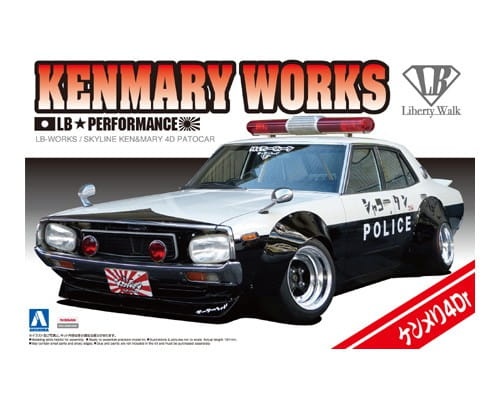 Nissan LB-Works Ken Mary 4dr Patrol Car 1:24 Aoshima 01068