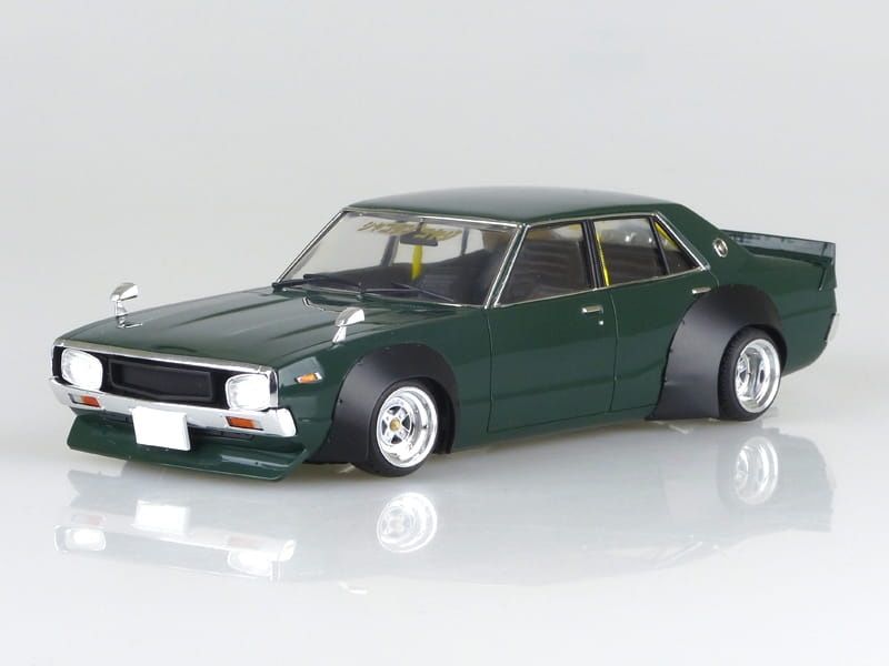 Zdjęcie dodatkowe produktu Nissan LB-Works Ken and Mary 4dr 2015 Ver 1:24 Aoshima 05127