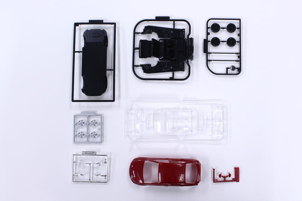 Zdjęcie dodatkowe produktu Toyota Prius (Emotional Red) SNAP KIT 1:32 Aoshima 05417