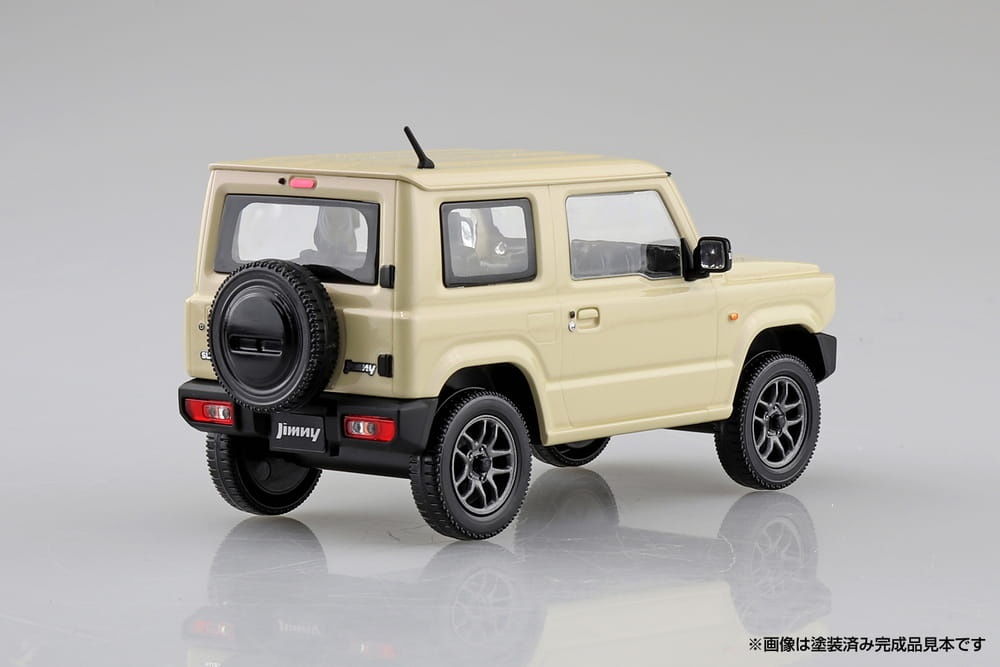 Zdjęcie dodatkowe produktu Suzuki Jimny (Chiffon Ivory Metallic) SNAP KIT 1:32 Aoshima 05779